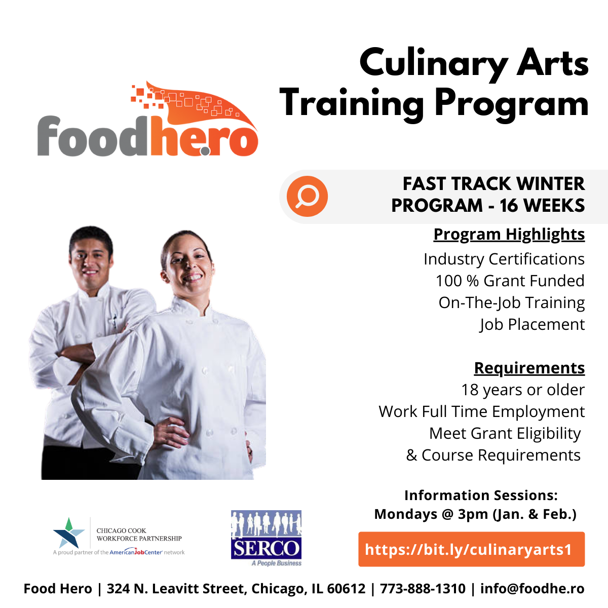 Culinary Arts Training Program